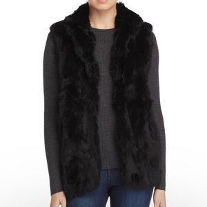 Rabbit fur vest Adrienne Landau